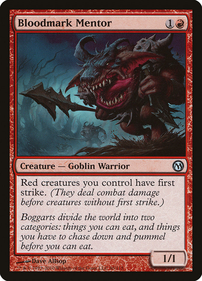 Bloodmark Mentor [Duels of the Planeswalkers] | Silver Goblin