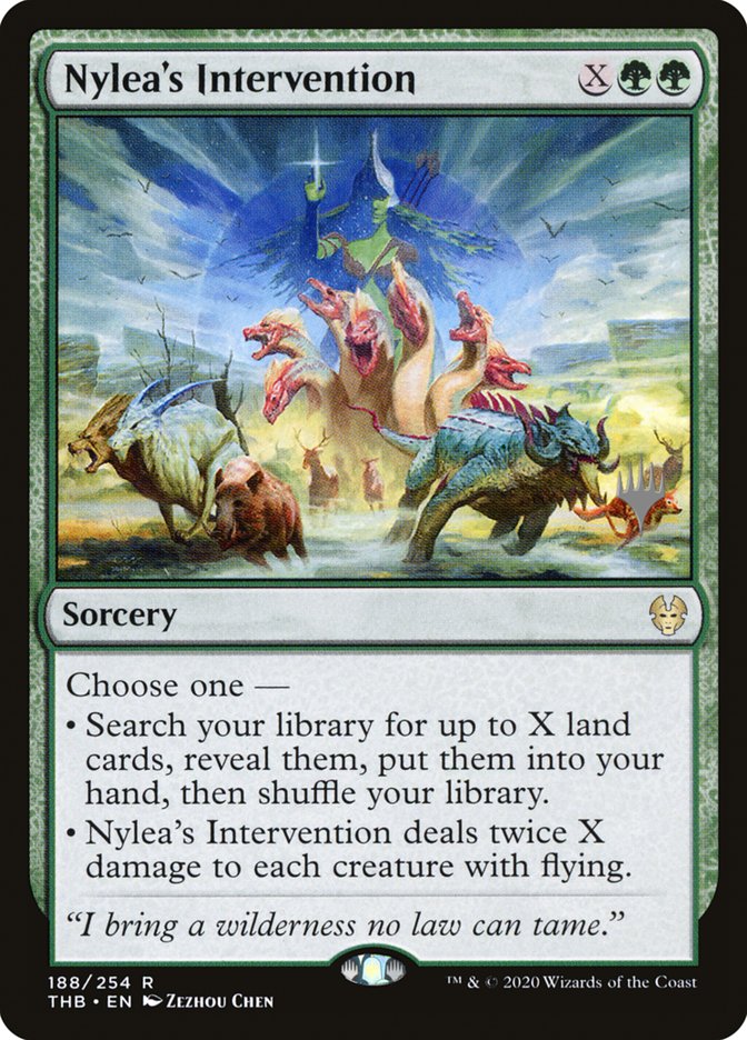 Nylea's Intervention (Promo Pack) [Theros Beyond Death Promos] | Silver Goblin