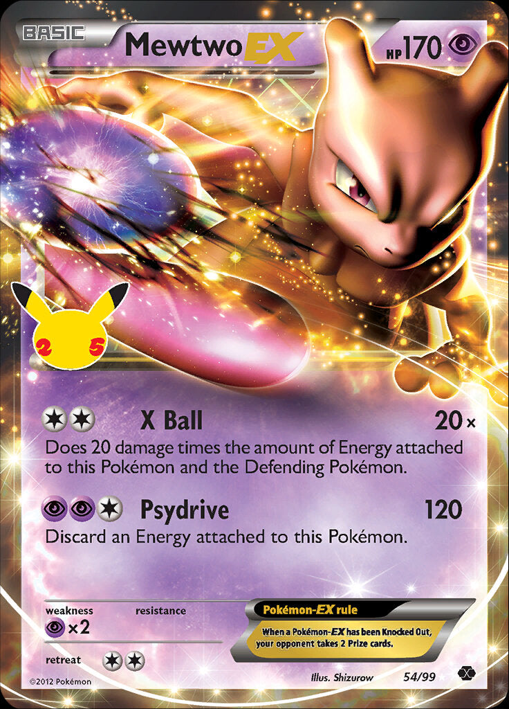 Mewtwo EX (54/99) [Celebrations: 25th Anniversary - Classic Collection] | Silver Goblin