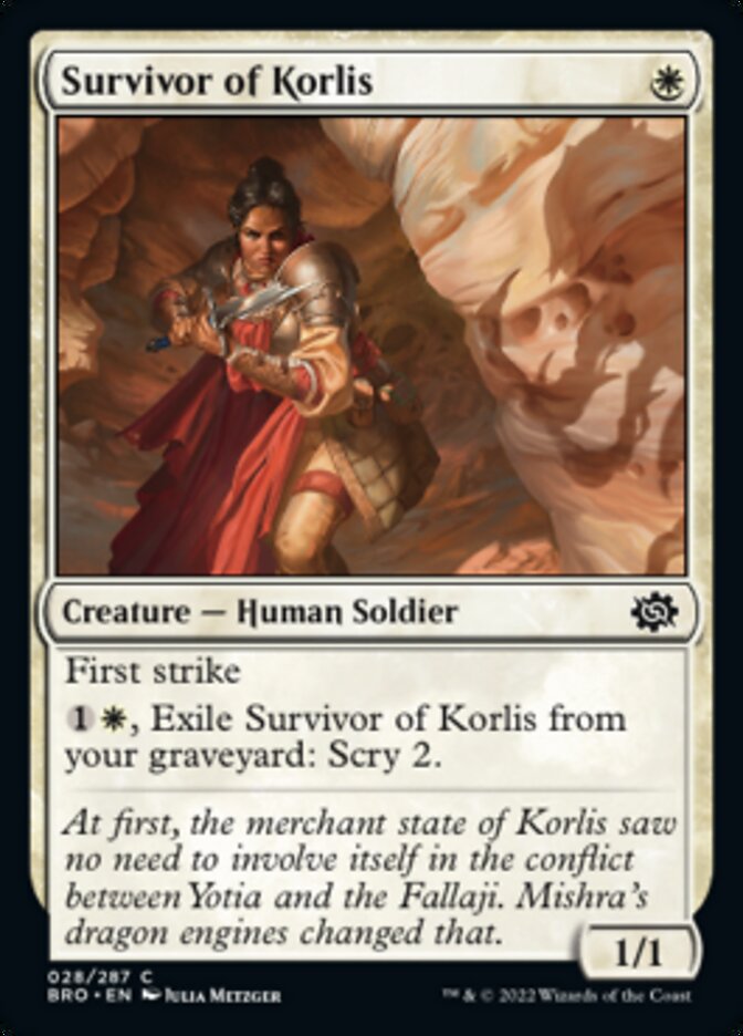 Survivor of Korlis [The Brothers' War] | Silver Goblin
