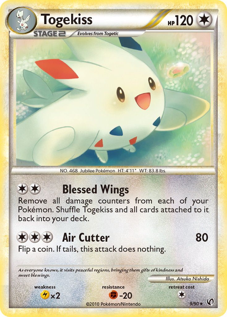 Togekiss (9/90) (Theme Deck Exclusive) [HeartGold & SoulSilver: Undaunted] | Silver Goblin