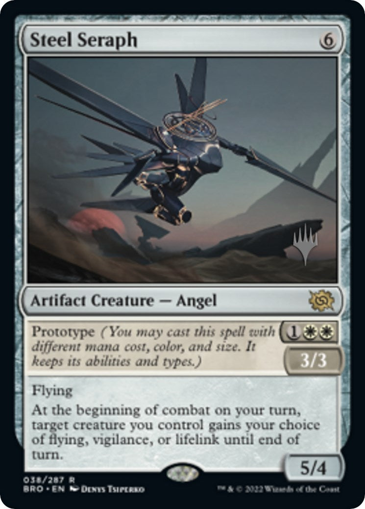 Steel Seraph (Promo Pack) [The Brothers' War Promos] | Silver Goblin