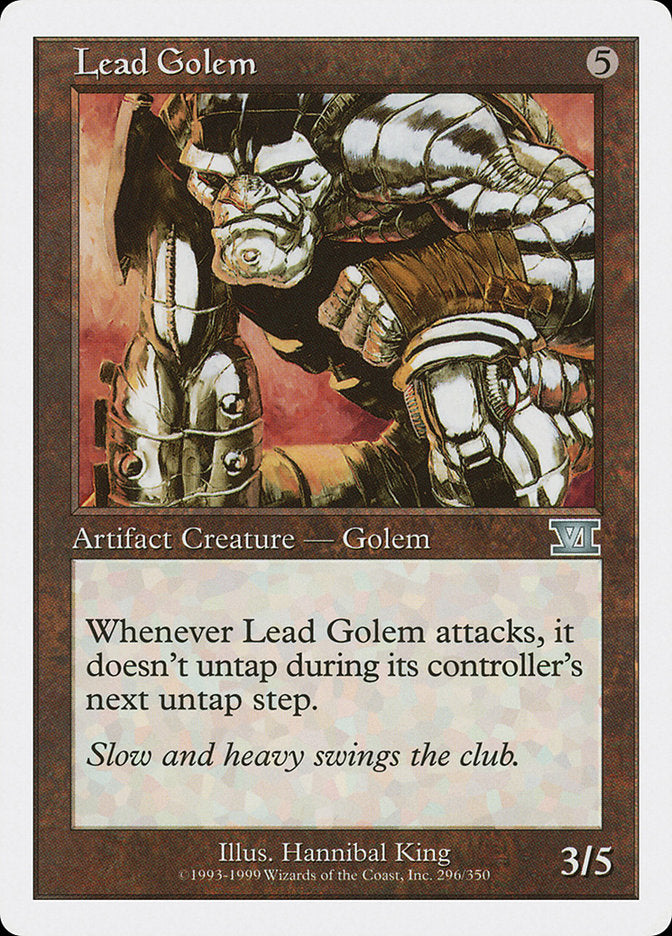 Lead Golem [Classic Sixth Edition] | Silver Goblin