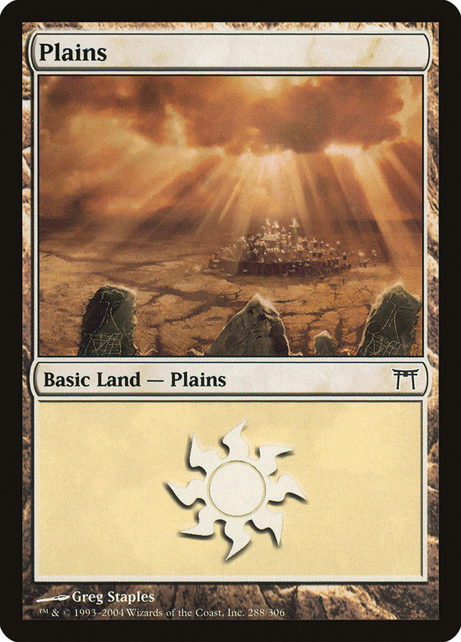 Plains (288) [Champions of Kamigawa] | Silver Goblin