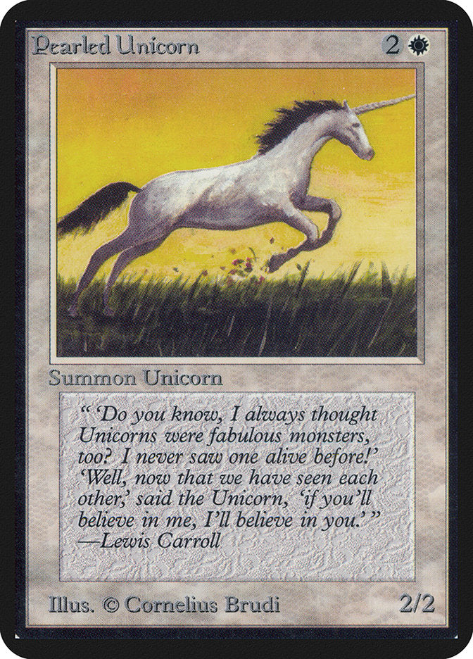 Pearled Unicorn [Alpha Edition] | Silver Goblin