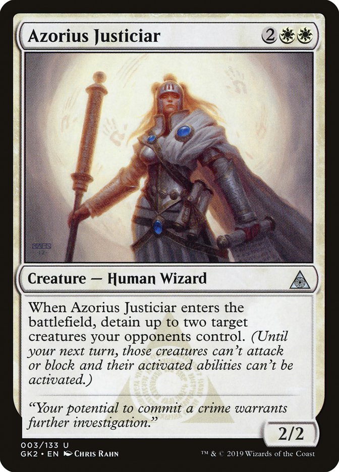 Azorius Justiciar [Ravnica Allegiance Guild Kit] | Silver Goblin