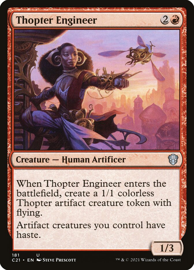 Thopter Engineer [Commander 2021] | Silver Goblin