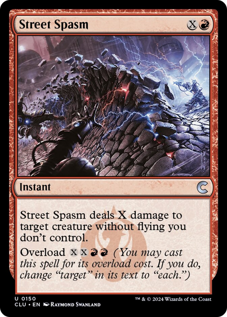 Street Spasm [Ravnica: Clue Edition] | Silver Goblin