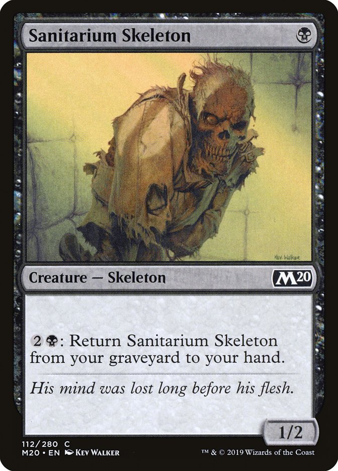 Sanitarium Skeleton [Core Set 2020] | Silver Goblin