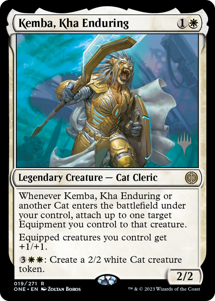 Kemba, Kha Enduring (Promo Pack) [Phyrexia: All Will Be One Promos] | Silver Goblin