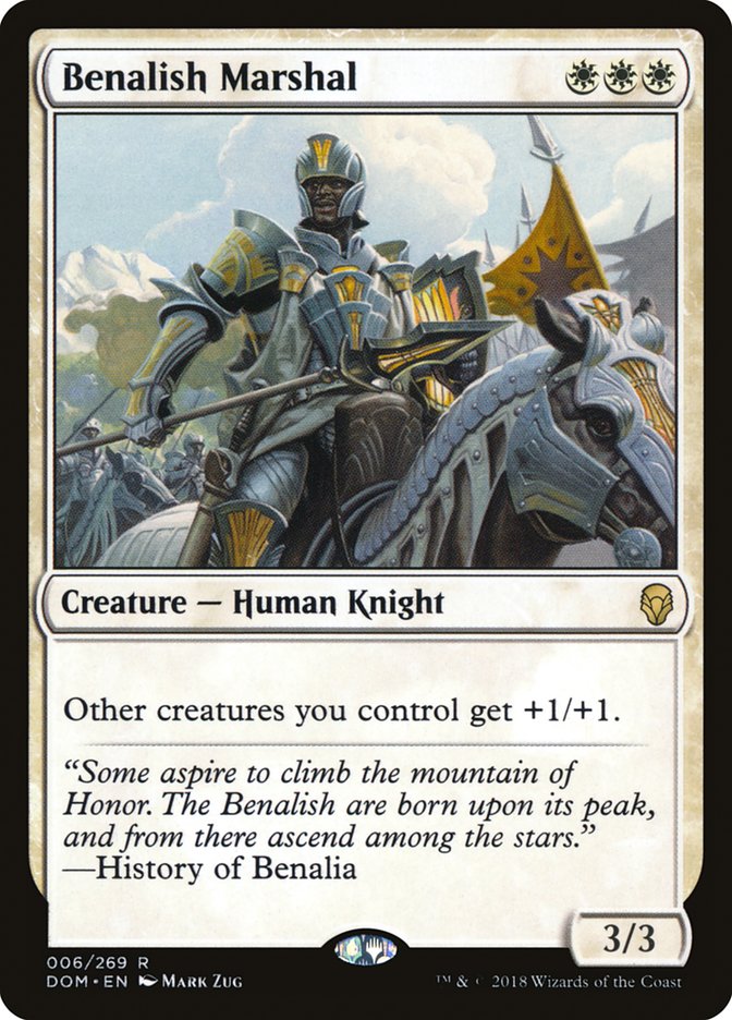 Benalish Marshal [Dominaria] | Silver Goblin