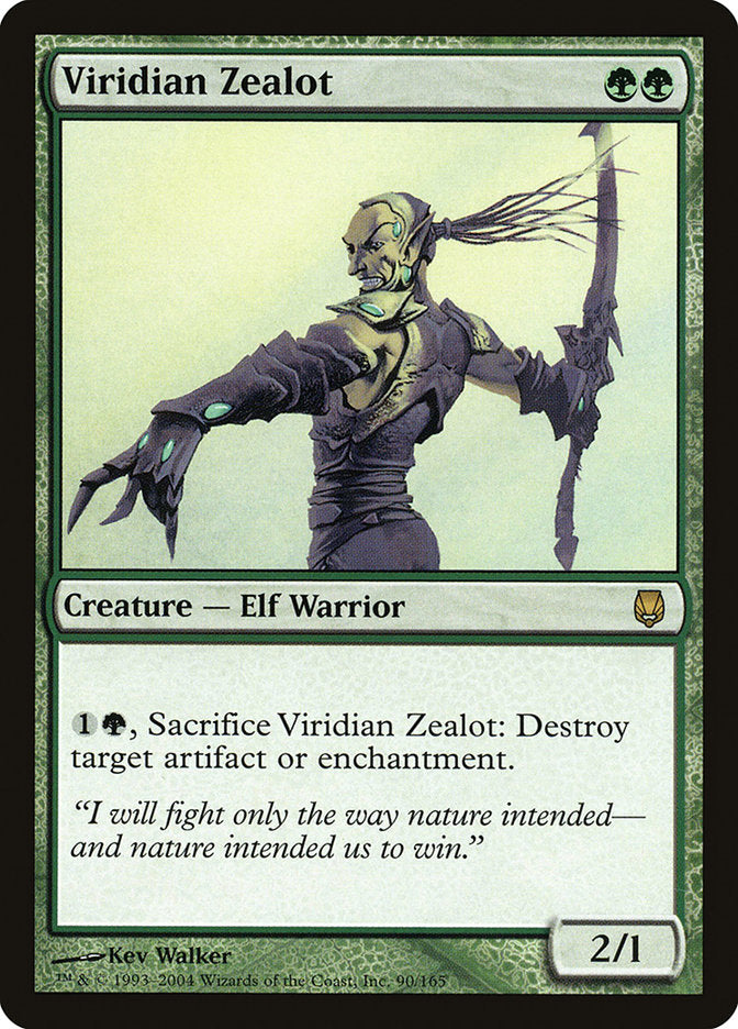 Viridian Zealot [Darksteel] | Silver Goblin