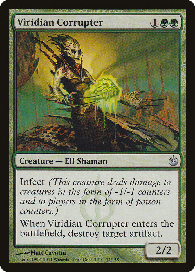 Viridian Corrupter [Mirrodin Besieged] | Silver Goblin