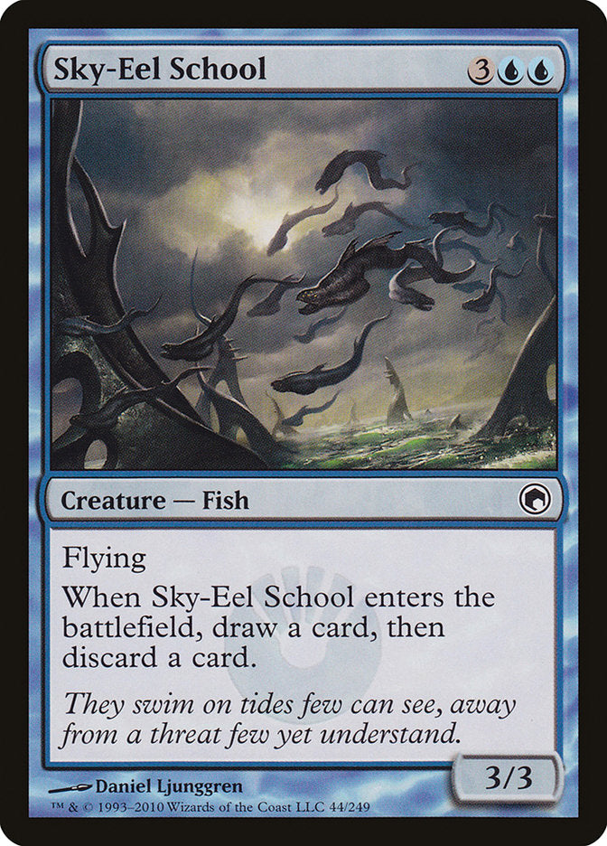 Sky-Eel School [Scars of Mirrodin] | Silver Goblin