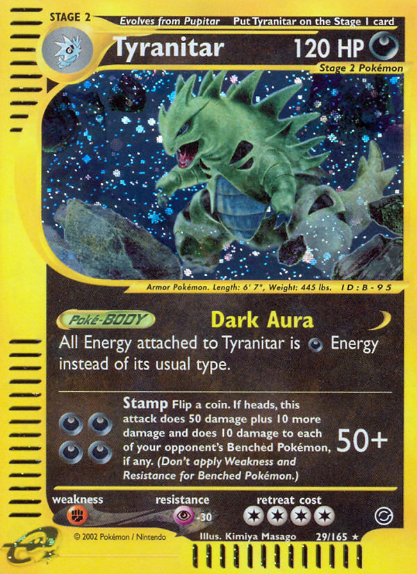 Tyranitar (29/165) [Expedition: Base Set] | Silver Goblin
