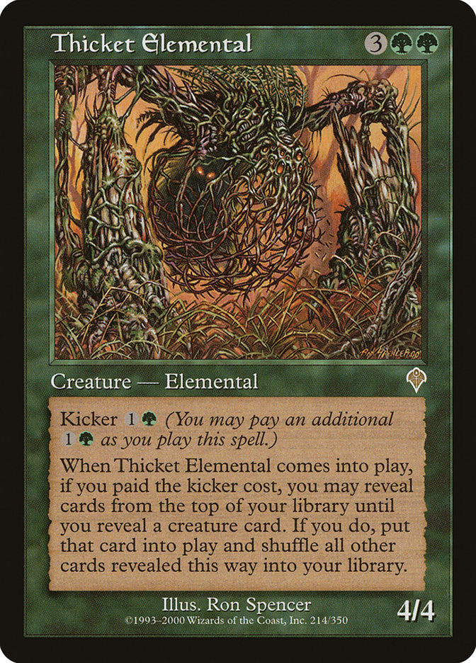 Thicket Elemental [Invasion] | Silver Goblin