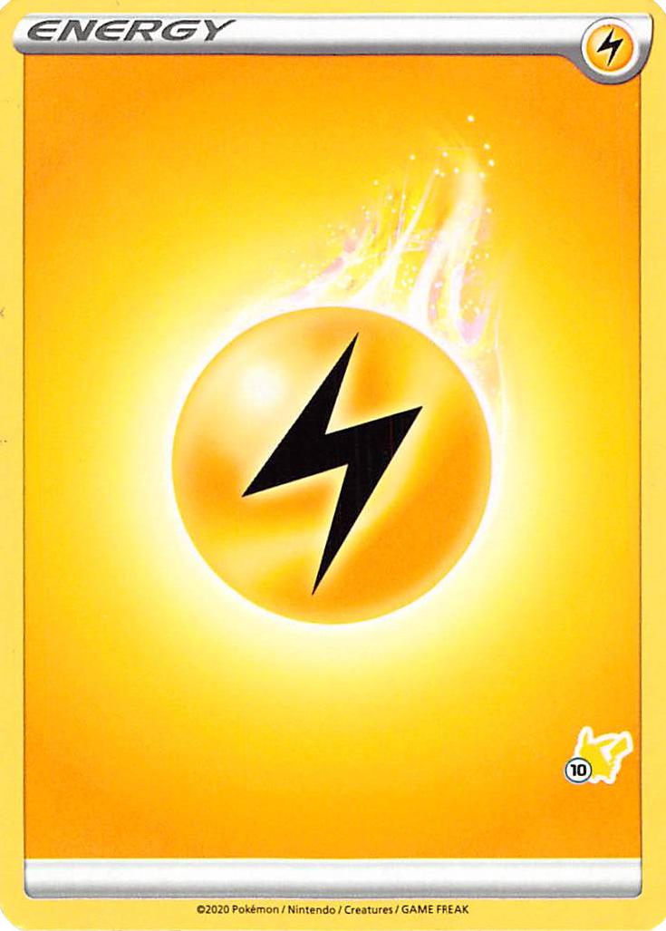 Lightning Energy (Pikachu Stamp #10) [Battle Academy 2022] | Silver Goblin