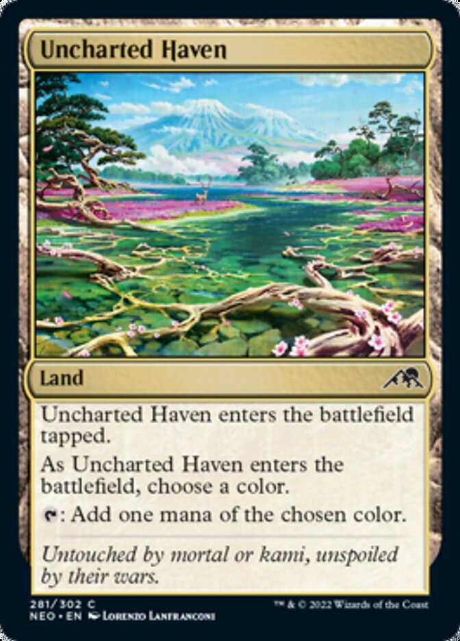 Uncharted Haven [Kamigawa: Neon Dynasty] | Silver Goblin