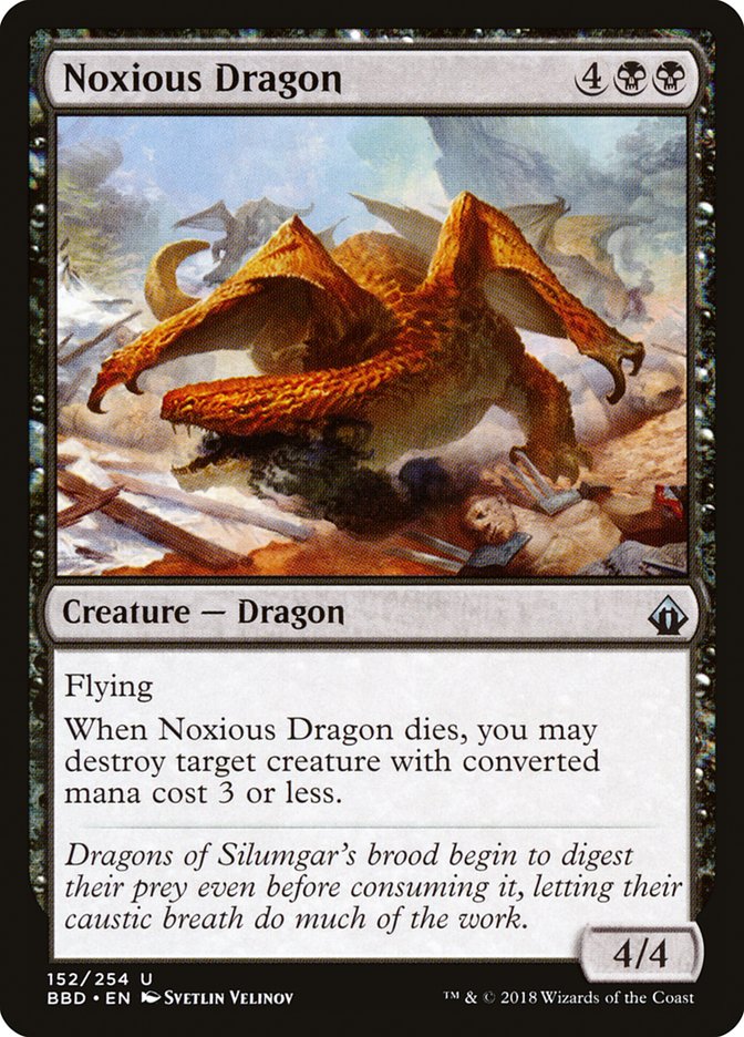Noxious Dragon [Battlebond] | Silver Goblin