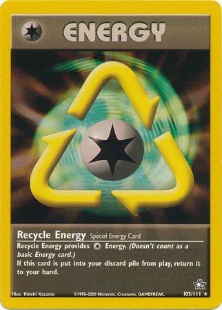 Recycle Energy (105/111) [Neo Genesis Unlimited] | Silver Goblin
