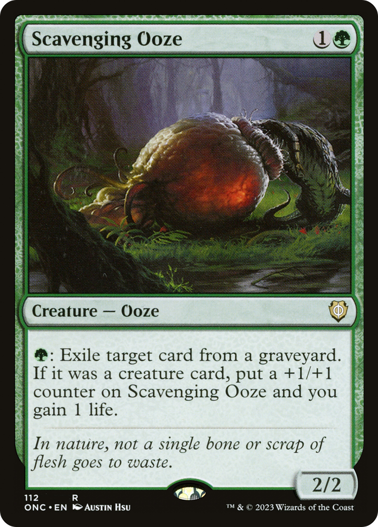 Scavenging Ooze [Phyrexia: All Will Be One Commander] | Silver Goblin