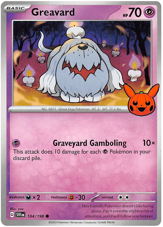Greavard (104/198) [Trick or Trade 2023] | Silver Goblin