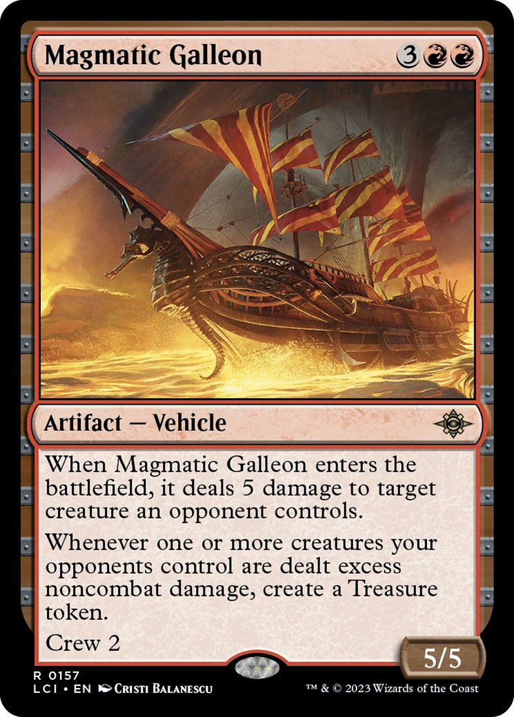 Magmatic Galleon [The Lost Caverns of Ixalan] | Silver Goblin