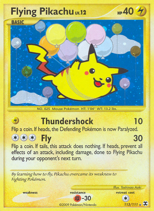 Flying Pikachu (113/111) [Platinum: Rising Rivals] | Silver Goblin