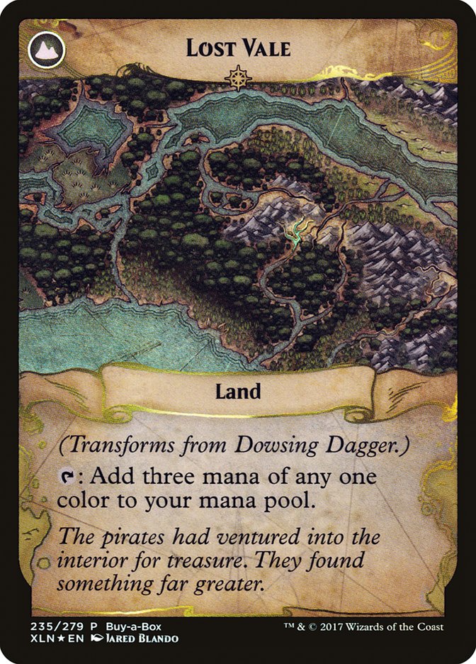 Dowsing Dagger // Lost Vale (Buy-A-Box) [Ixalan Treasure Chest] | Silver Goblin