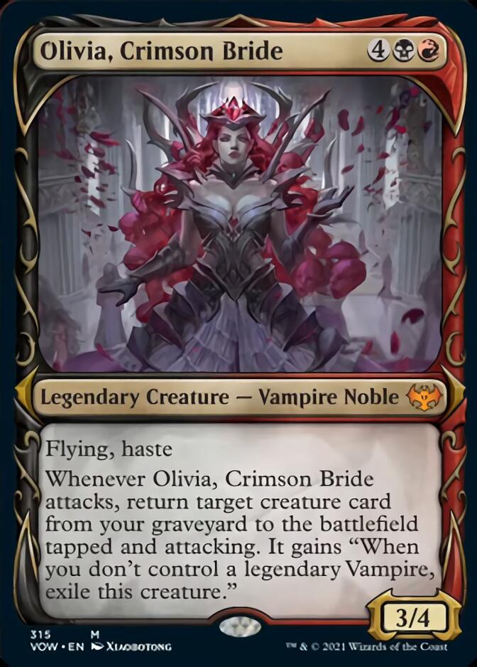 Olivia, Crimson Bride (Showcase Fang Frame) [Innistrad: Crimson Vow] | Silver Goblin