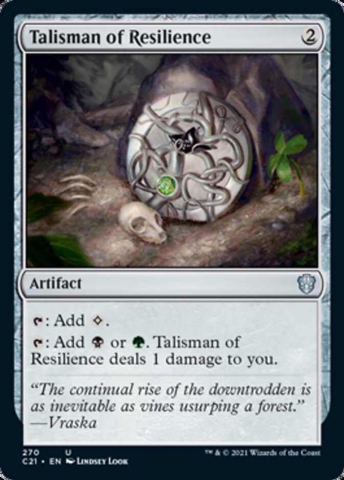 Talisman of Resilience [Commander 2021] | Silver Goblin