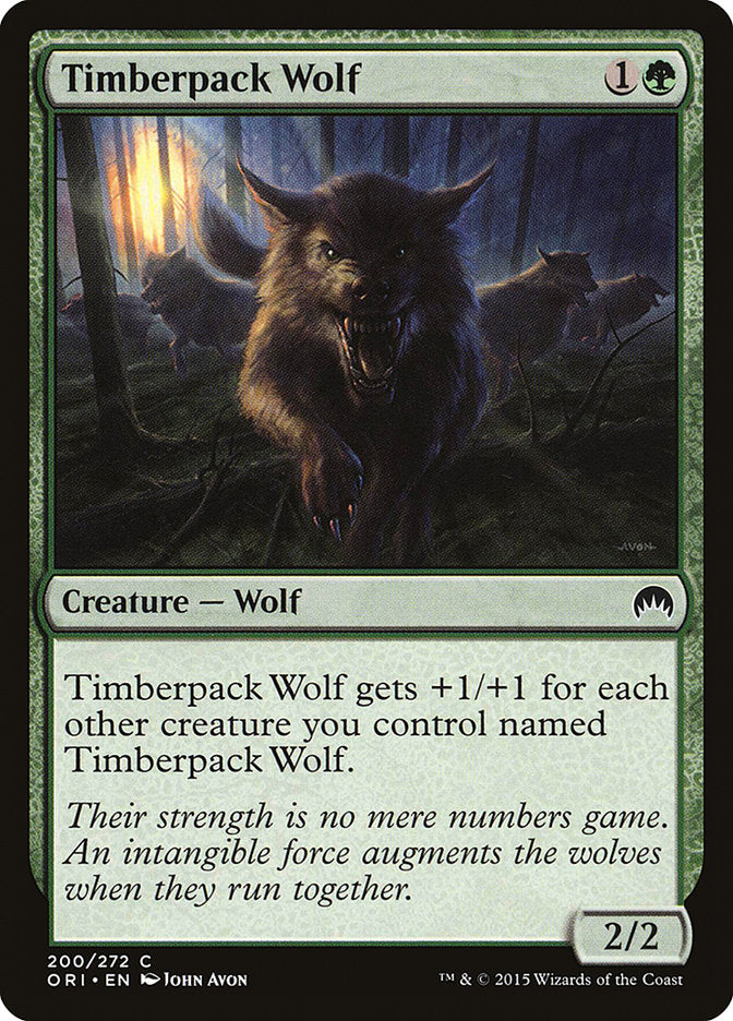 Timberpack Wolf [Magic Origins] | Silver Goblin