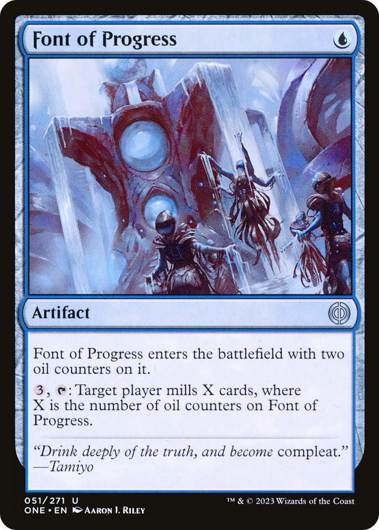 Font of Progress [Phyrexia: All Will Be One] | Silver Goblin