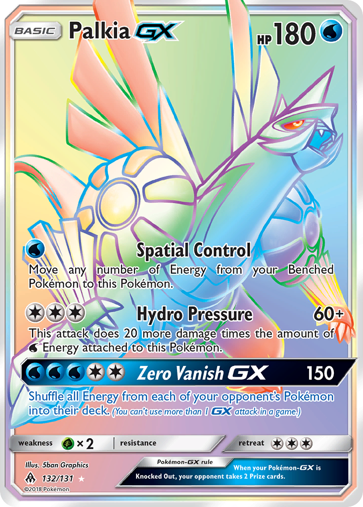 Palkia GX (132/131) [Sun & Moon: Forbidden Light] | Silver Goblin