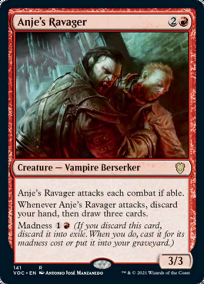 Anje's Ravager [Innistrad: Crimson Vow Commander] | Silver Goblin