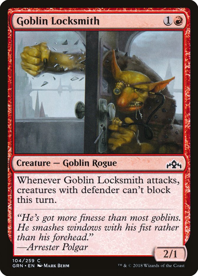 Goblin Locksmith [Guilds of Ravnica] | Silver Goblin