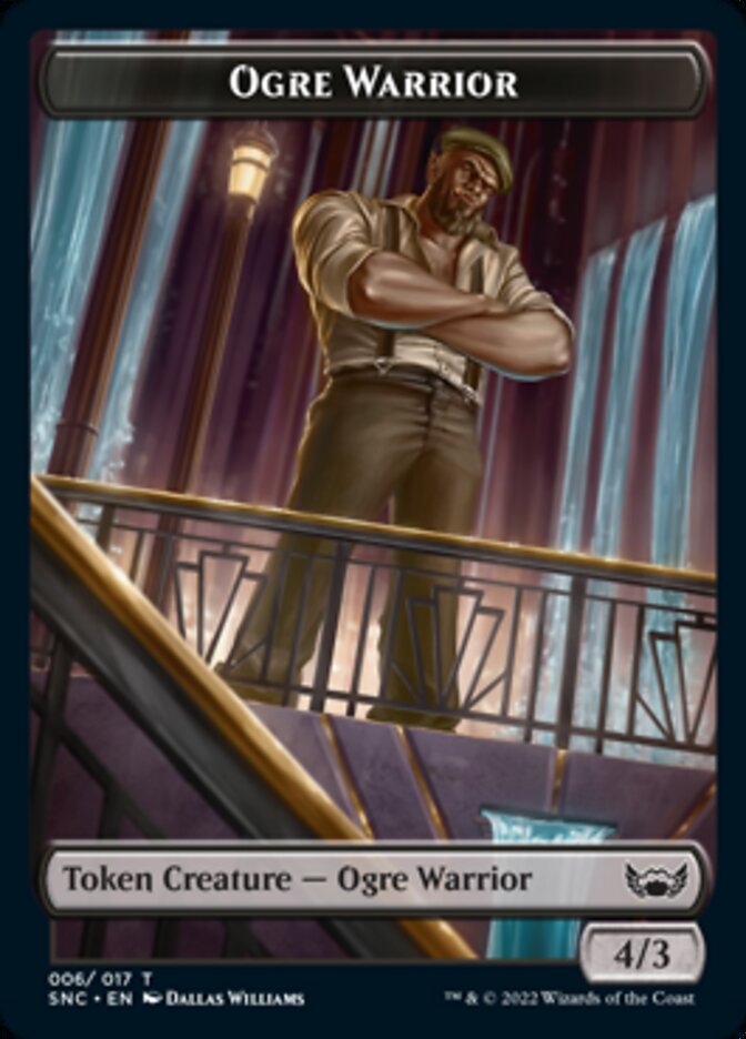 Ogre Warrior // Citizen Double-Sided Token [Streets of New Capenna Tokens] | Silver Goblin