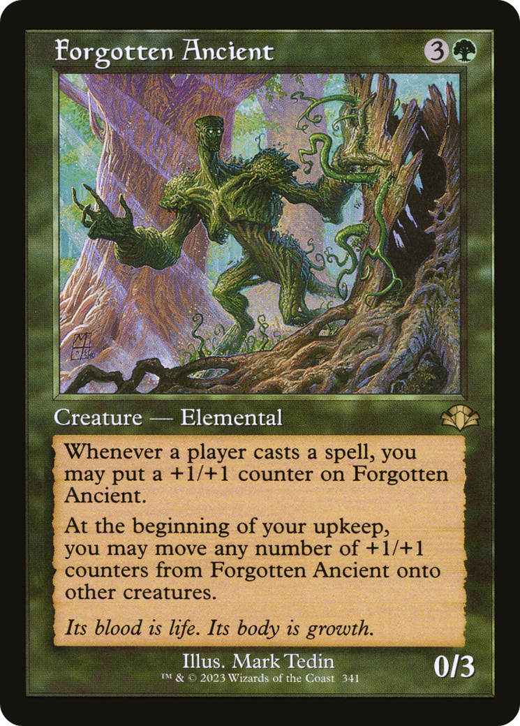 Forgotten Ancient (Retro) [Dominaria Remastered] | Silver Goblin