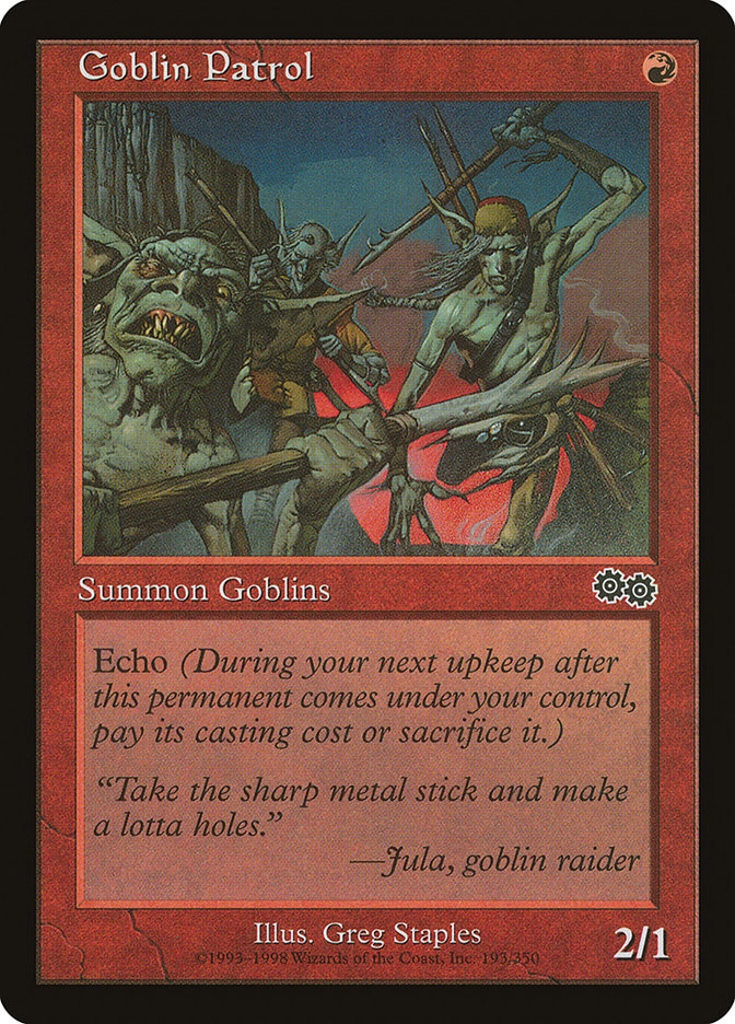 Goblin Patrol [Urza's Saga] | Silver Goblin