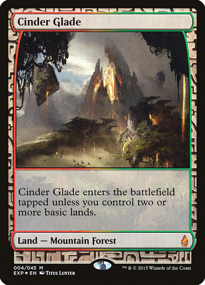 Cinder Glade [Zendikar Expeditions] | Silver Goblin