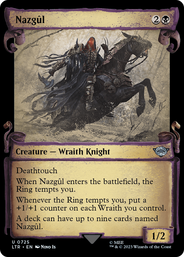 Nazgul (0725) [The Lord of the Rings: Tales of Middle-Earth Showcase Scrolls] | Silver Goblin