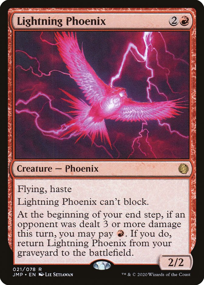 Lightning Phoenix [Jumpstart] | Silver Goblin