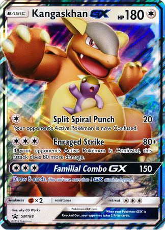 Kangaskhan GX (SM188) (Jumbo Card) [Sun & Moon: Black Star Promos] | Silver Goblin