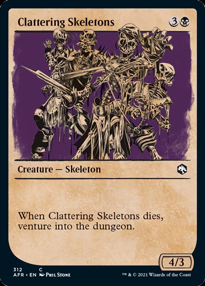 Clattering Skeletons (Showcase) [Dungeons & Dragons: Adventures in the Forgotten Realms] | Silver Goblin