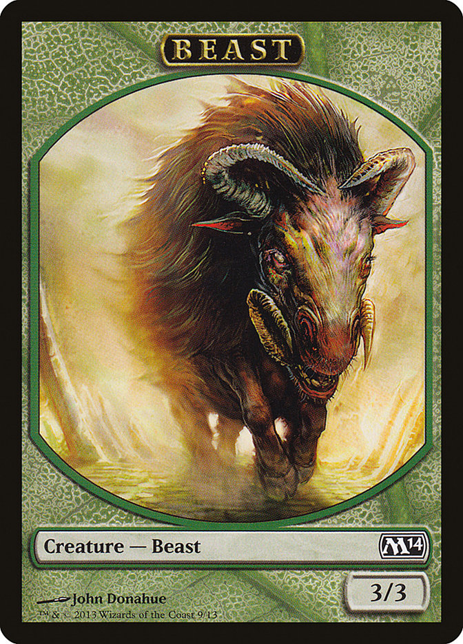 Beast Token [Magic 2014 Tokens] | Silver Goblin