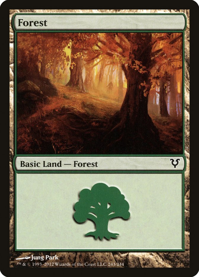 Forest (243) [Avacyn Restored] | Silver Goblin