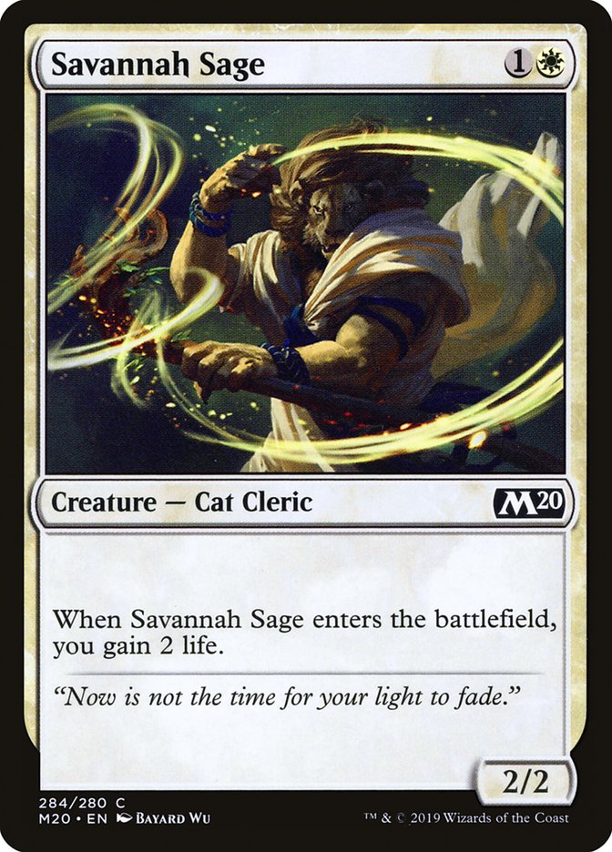 Savannah Sage [Core Set 2020] | Silver Goblin