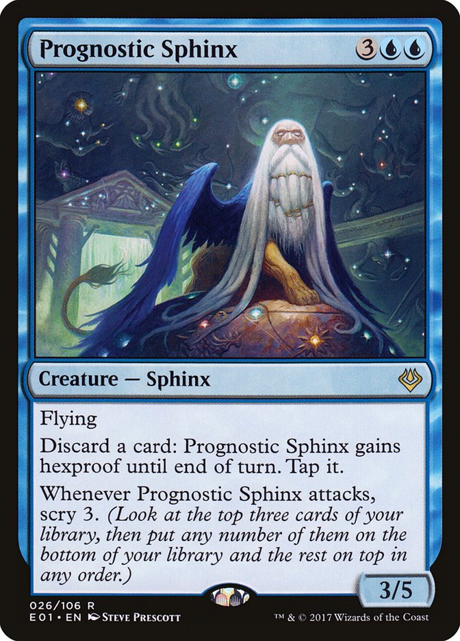 Prognostic Sphinx [Archenemy: Nicol Bolas] | Silver Goblin