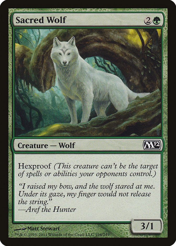 Sacred Wolf [Magic 2012] | Silver Goblin