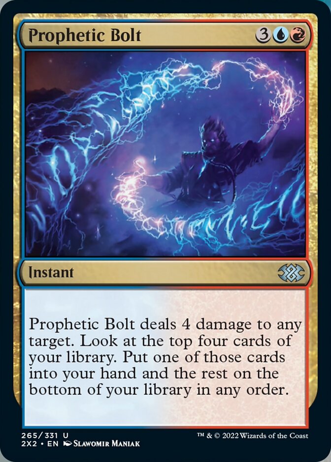 Prophetic Bolt [Double Masters 2022] | Silver Goblin
